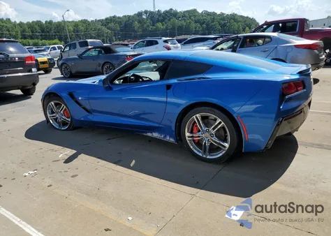 2016 Chevrolet Corvette Stingray 2Lt из США, поврежденный, VIN 1G1YD2D71G5117814